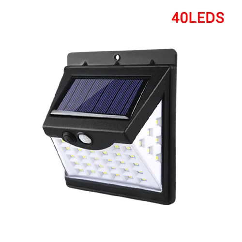 Style Two 40leds EeeToo Солнечный садовый светильник светодиодный ночник с датчиком движения PIR водонепроницаемый уличный Настенный Солнечный светильник украшение гирлянды - Испускаемый цвет: Style Two 40leds