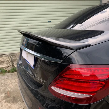 

Fit For Mercedes W213 Spoiler 2016-2019 FRP / Carbon Fiber Exterior Rear Lip Spoiler Tail Trunk Boot Wing Decoration Car Styling