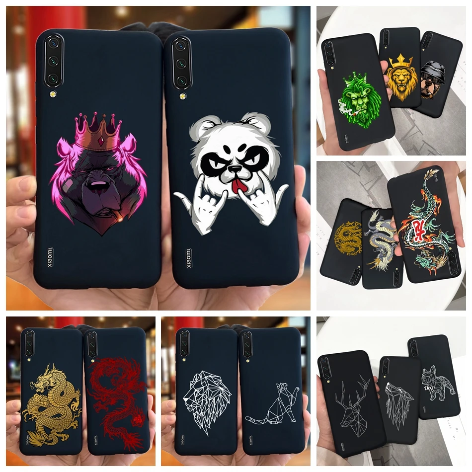 Custodia Cool Pattern Per Xiaomi Mi 9 Lite Custodia Per Telefono Mi9 Mi 9 Se Cover Silicone Nero Soft Funda Per Xiaomi Mi 9 Mi9 Lite Se Coque