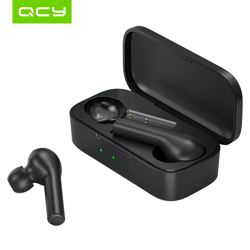 Беспроводные наушники QCY T5s Bluetooth 5 0 управление через приложение hifi Звук высокое
