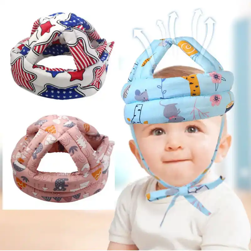 Casque De Securite Pour Bebe Chapeau Pour Apprendre A Marcher Jeu De Protection Harnais Doux Et Confortable Aliexpress