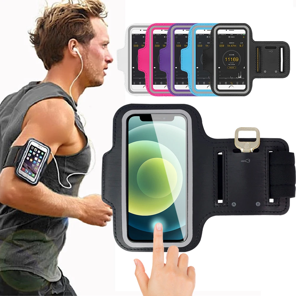 Funda deportiva para el brazo para iPhone, funda de 5s para correr