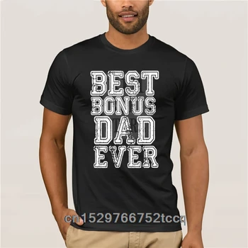 

tshirt men Best Bonus Dad Ever Stepdad Step Father Day Varsity men's white short sleeve t-shirt
