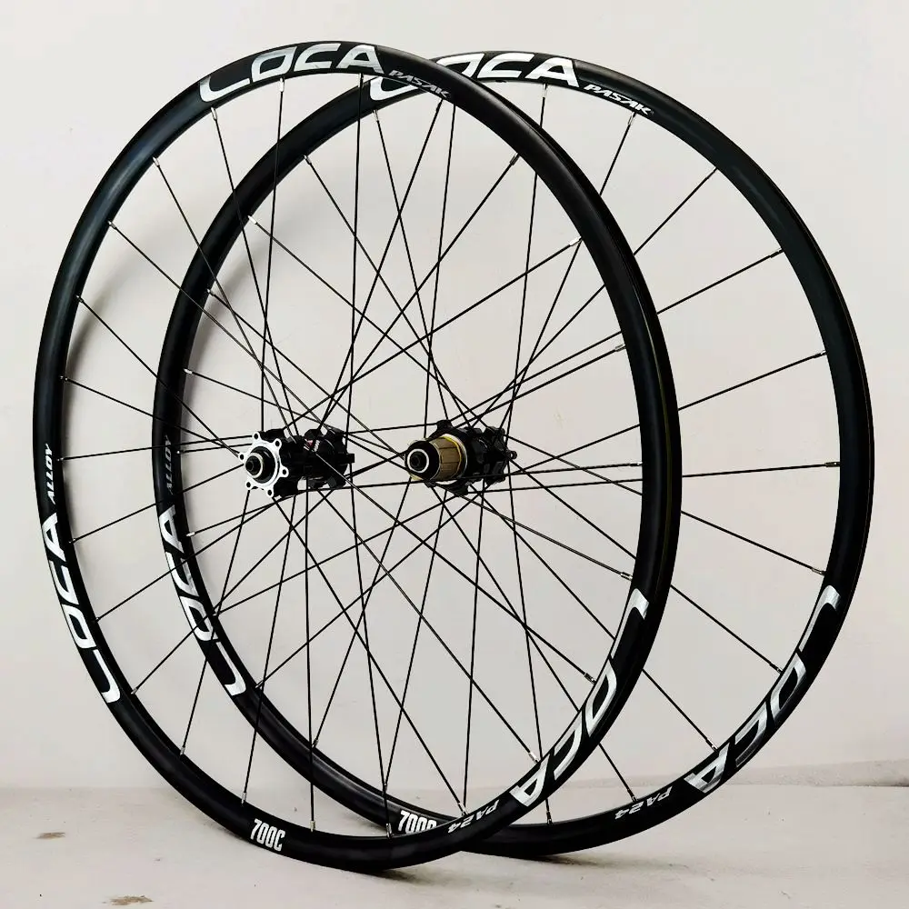 Bike Wheelset 26/27.5/29inch 24H draw 4 bearing hub 700c disc road reflective