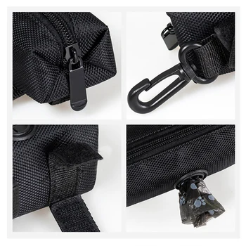 Pet Dog Poop Bag Holder Leash Attachment Adjustable Mini Travel Garbage Bag Dogs Waste Poop Bags Dispenser Pet Cleaning Tools 5
