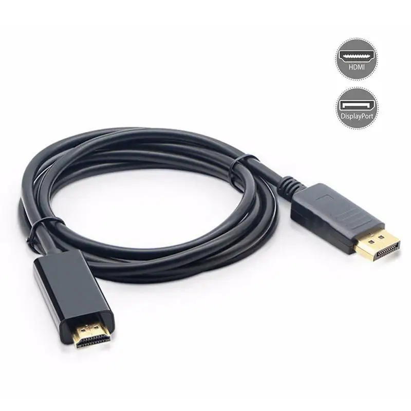Дисплей Порт DP к HDMI Мужской м/м ПК аудио видео HD ТВ кабель адаптер DH|Кабели HDMI| |