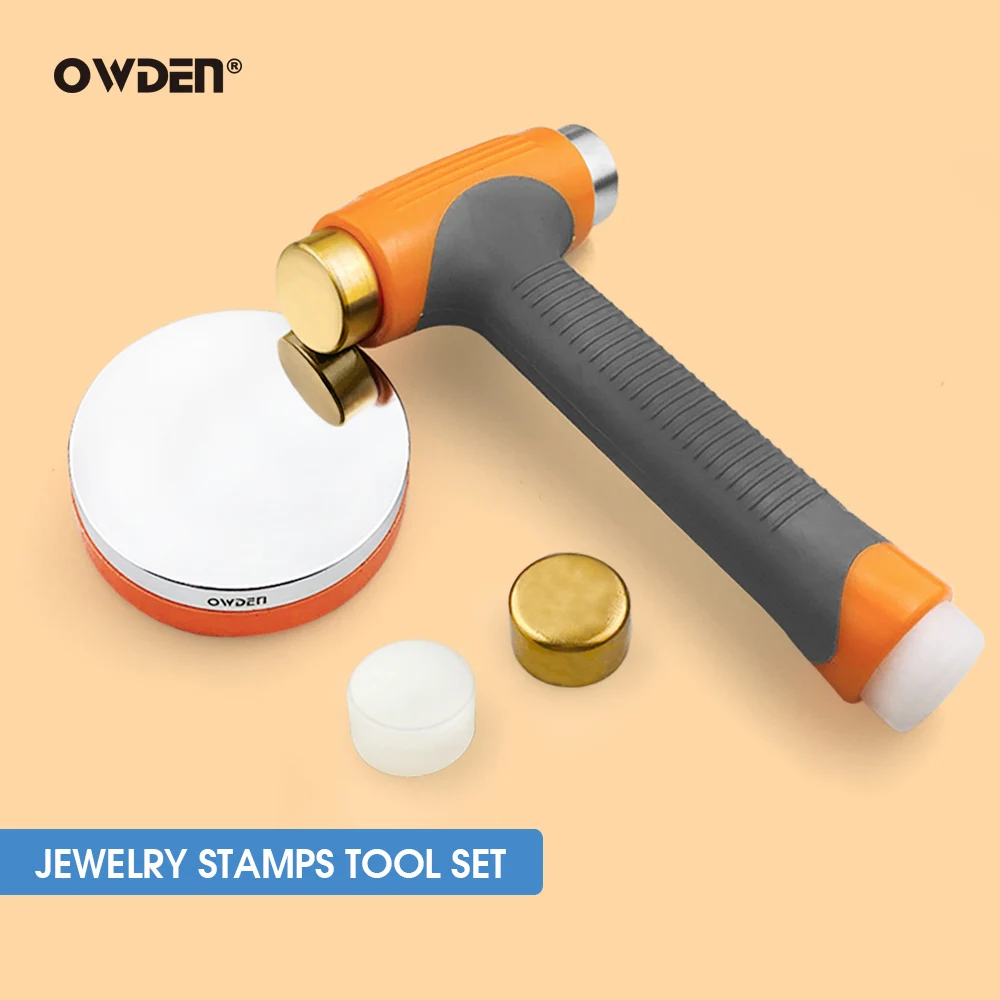 3 in 1 Household Hammer Tool Handwork Jewellery Leather Punch with Replaceable Head leather tool jewelry making tools leather stamp punch leather carving hammer