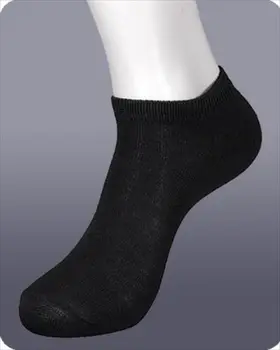 

Cool Elastic Outdoor Mens Sports Socks Loafer Liner Low Cut No Show Black Black Boat Socks