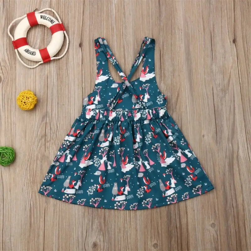 Emmababy, модная От 1 до 6 лет, милая детская одежда для маленьких девочек, юбка-комбинезон, комплект одежды, комбинезон