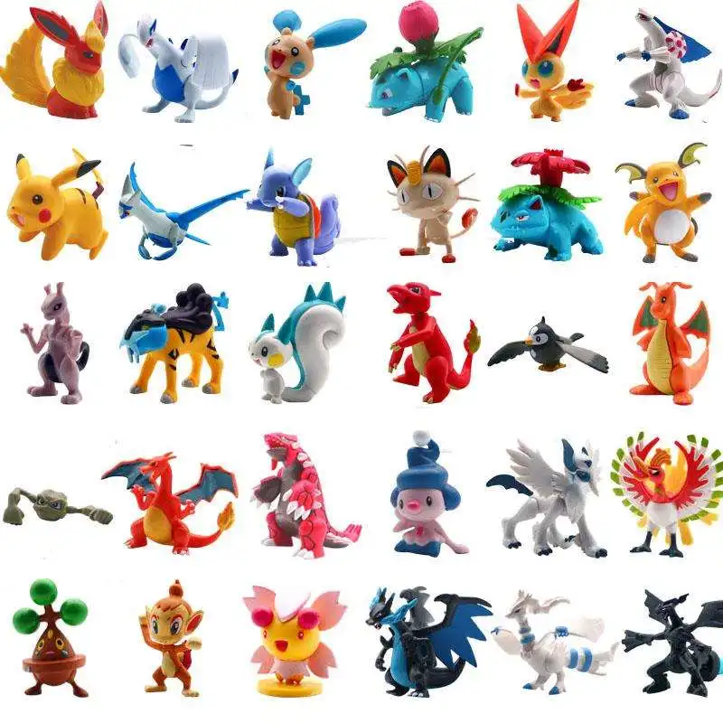 

TAKARA TOMY Pokemones 24pcs/set Different Styles 2.5-3cm Hot Anime pokemon Action Figure Kids Birthday Gifts Model Toys