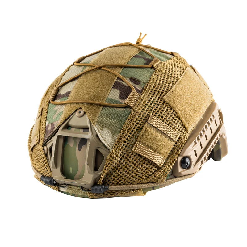 

Tactical Multicam Helmet Cover for XL Ops-Core FAST PJ Airsoft Helmets & L Size Ballistic Helmets
