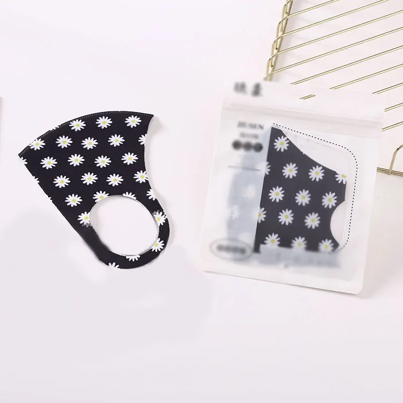 Foldable Mouth Mask Summer Sunscreen Face Mouth Mask Windproof Summer Mouth-Muffle sports Reusable Cotton Mouth Masks