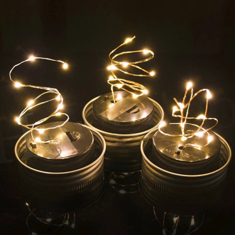 

Fairy Jar light Glass Light Lid Garden Decoration Solar powered Mason Outdoor Color changing