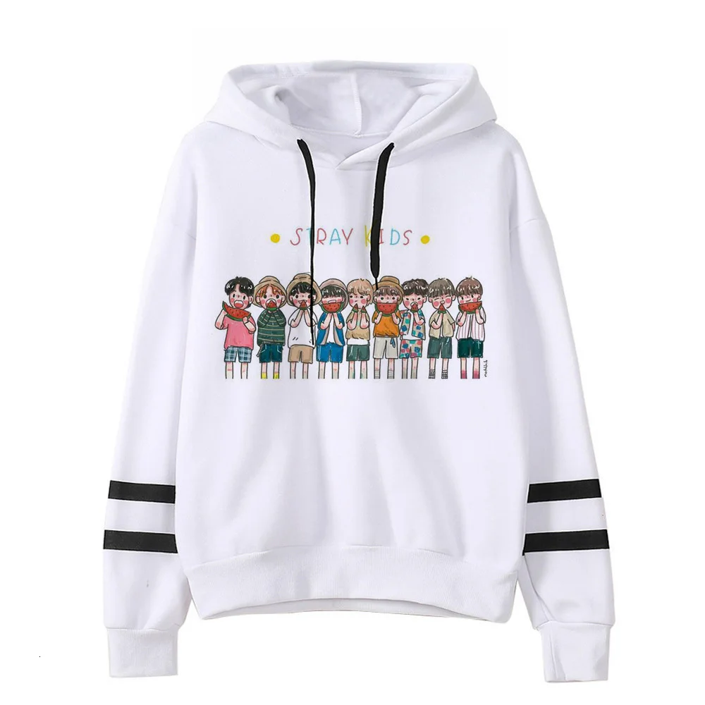 Stray Kids Harajuku Sweatshirts 90s Style