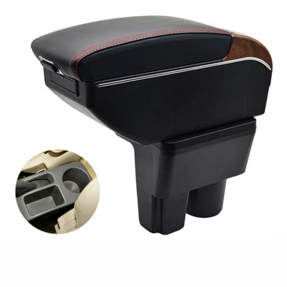 

For Suzuki Liana A6 Armrest Box Arm Elbow Rest Central Console Storage Car Accessories Interior with USB Cup Holde LED