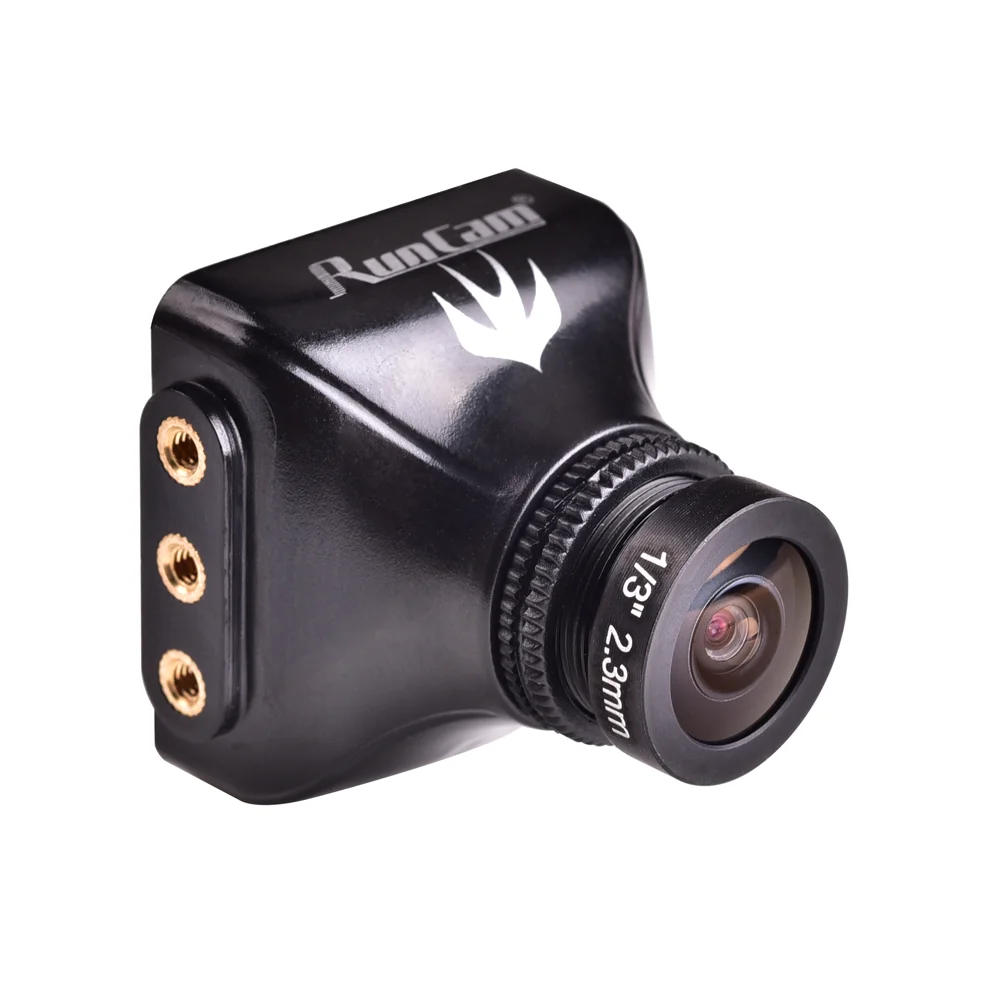 2021 New RunCam Swift 2 FPV Camera Integrated OSD MIC, 600TVL DC 5-36V WDR NTSC Full Size Cam for FPV Drone and RC Hobbies, 2