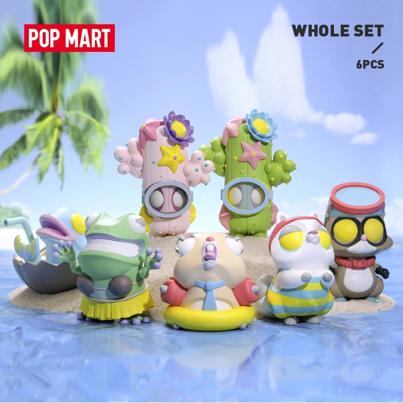 

POPMART Coarse Little Voyagers heat wave series for whole box Toys figure Action Figure Birthday Gift Kid Toy free shipping