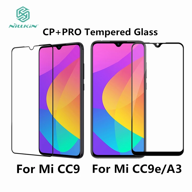 NILLKIN для Xiaomi mi CC9 CC9e A3 закаленное стекло CP+ Pro 2.5D полное покрытие экрана протектор для mi CC 9 9e mi A3 переднее стекло