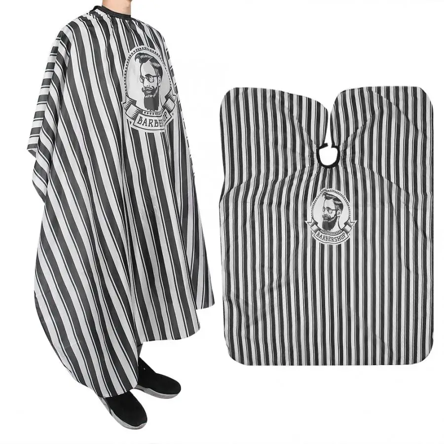 Модная полосатая окрашивающая ткань для стрижки волос, парикмахерский фартук, стильный парикмахерский салон, аксессуары для укладки, парикмахерские инструменты