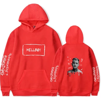 

Lil peep casual hoodie ladies men's popular sweatshirt autumn and winter boys and girls New custom red pullover fashion jacket