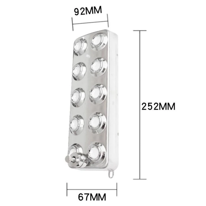 Stainless Steel 10 Head Fog Machine Mist Maker Industrial Humidifier Ultrasonic Spray Water Fountain Pond Atomizer Without Power