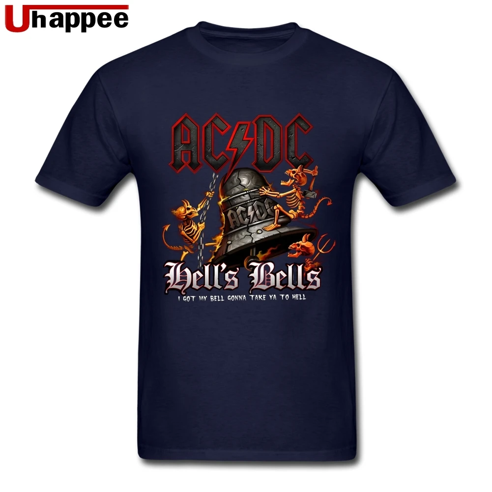 Изготовленные на заказ футболки группа acdc мальчик короткий рукав круглый вырез