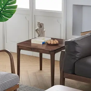 

Nordic Black Walnut Living Room Small Table Coffee Table Flower Table Sofa Table Coffee Table Corner Table Small Table Square Ta
