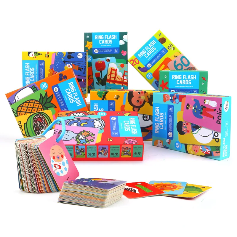 

Merlot Children Early Education Card English Card Reading 3-6-Year-Old CHILDREN'S ENLIGHTEN Educational Young STUDENT'S Word Cog
