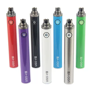 

1pcs UGO-VIII battery 1300mah UGO-VIII battery vision 2 micro passthrough e cigarette battery ego 510 thread