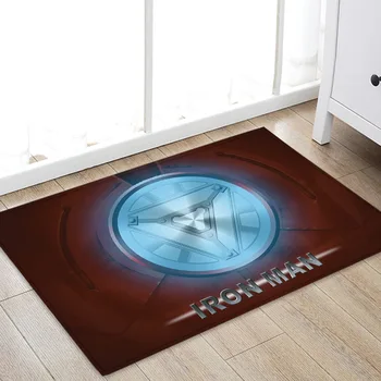 

Iron Man Avengers Hero DoorMat Mug Manga Plush Floor Rug Carpet Room Doormat Non-slip Mat Cartoon