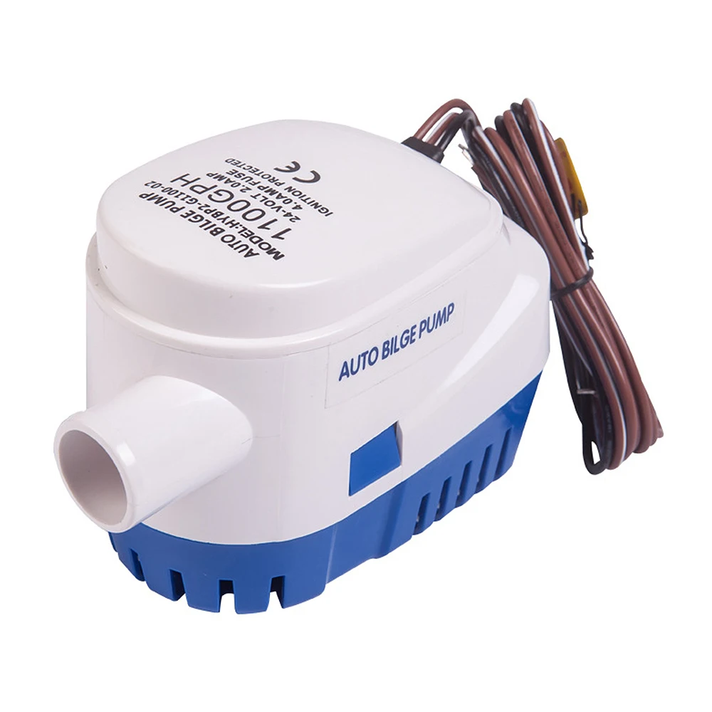 12 V/24 V 1100GPH автоматические Трюмные насосы подводный водяной насос с поплавковый выключатель