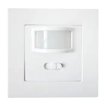 

Infrared PIR Motion Sensor Switch PVC Recessed Wall Lamp Light Bulb AC 110-240V