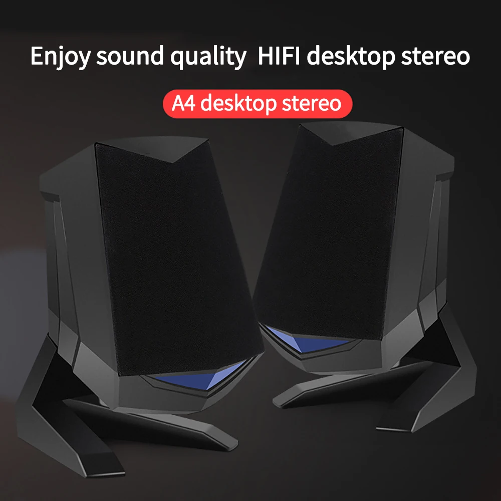 Portable USB Wired Speakers Computer Loudspeaker Desktop Audio Multimedia Subwoofer Speaker Quality Sound For Laptop 2021 | Электроника