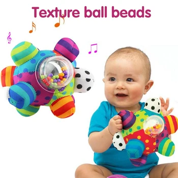 

Baby Ball Rattles Baby Toys Fun Little Loud Bell Toy Develop Baby Intelligence Grasping Toy HandBell Rattle Toys For Baby/Infant