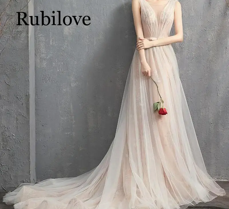 Rubilove Mori light Новое Элегантное платье принцессы с прочным шлейфом, пряжа для путешествий, супер сказочная роскошь