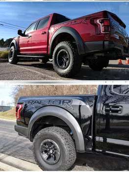 

2pc Pick-up Truck Tail Side Car Stickers Raptor Emblem Badge Vinyl Decals Four Colours Decoration Sticker For Ford F150