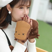 Дышащие домашние USB мощные милые перчатки с подогревом перчатки офисные рабочие подарок 2 стиля Мягкие плюшевые электрические зимние перчатки компьютер