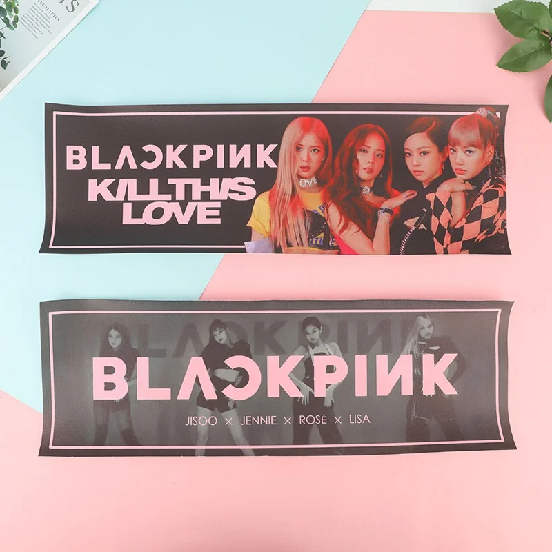 1 шт. Kpop BLACKPINK концертная поддержка ручной баннер ткань повесить плакат для поклонников коллекция подарок