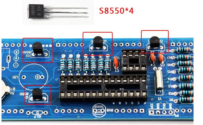 diy kit de relógio digital tubo temperatura alarme semana exibição diy kit eletrônico solda subjest circuito montar kit