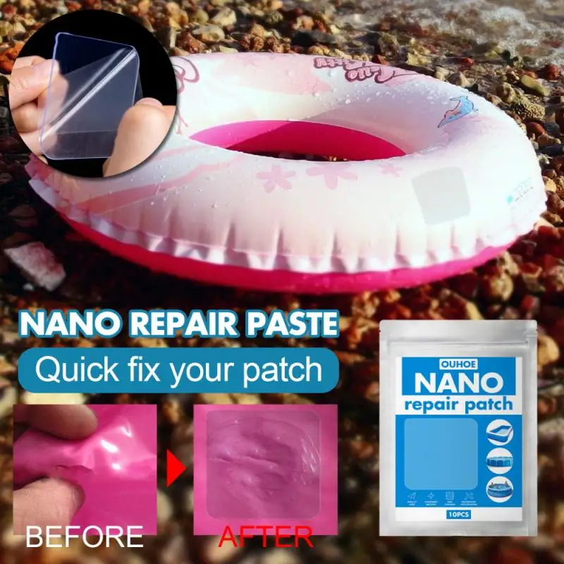Nano Repair Patch Swimming Pool Water Pad Tent Waterproof Special Adhesive Outdoor Ring | Дом и сад