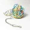 Parrot Shredder Bird Toys Stainless Steel Cage Bird Feeder Paper Foraging Vegetable Millet Basket Container For Cockatiel Conure 4