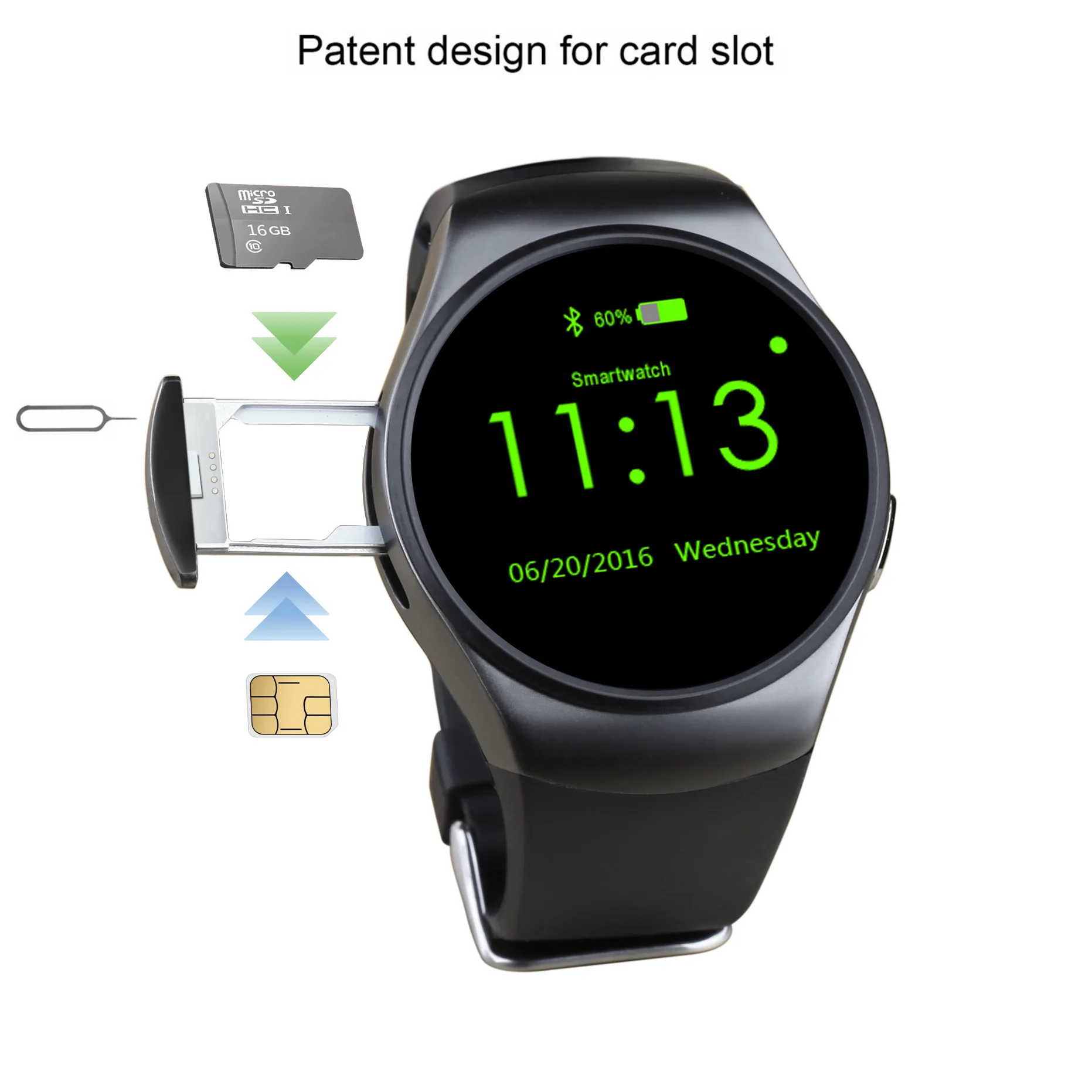 KW18 Bluetooth Смарт часы полный экран Поддержка SIM TF карты Спорт Smartwatch телефон сердечного ритма для apple gear s2 huawei