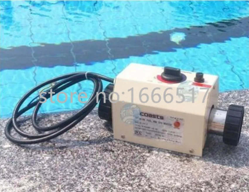 3KW Water Heater for Swimming Pool & bath tube 220v only Top Quality db bypass kit for pool solar heater