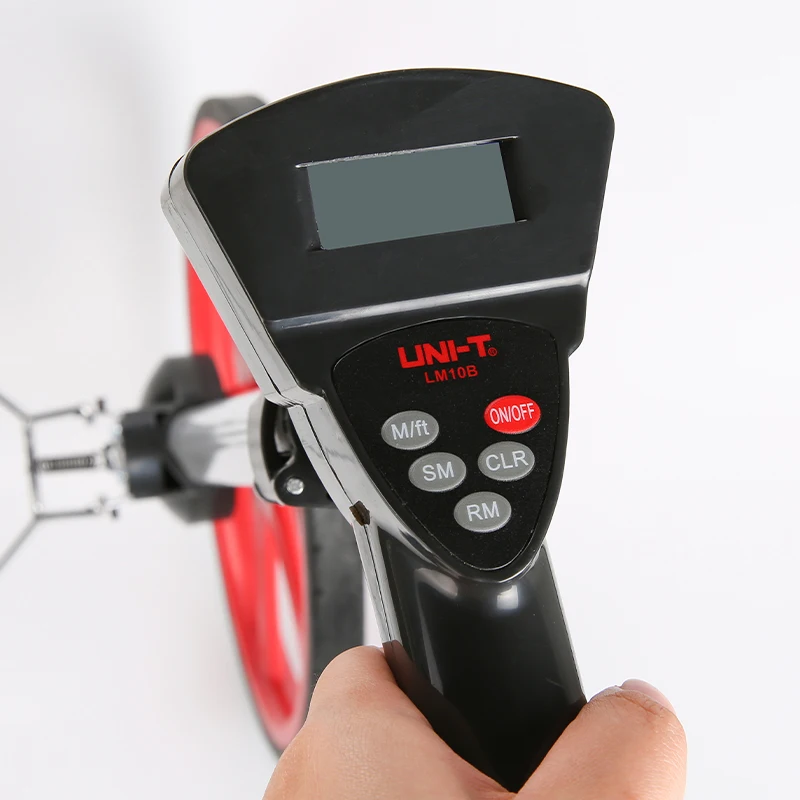UNI-T LM10A/LM10B/LM10C, диапазон измерений колес до 99999,9 м