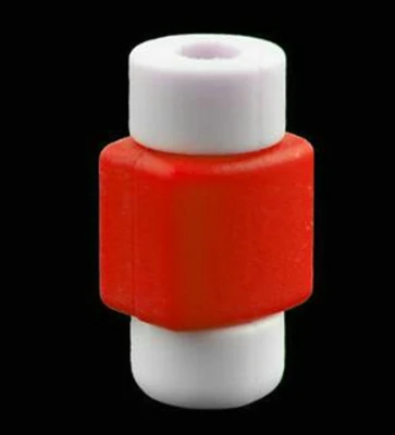 Спиральный телефонный кабель протектор линия передачи данных силиконовая бобина чехол для iphone 5s 6s 7 8plus XS MAX USB наушники с зарядным устройством - Цвет: Красный