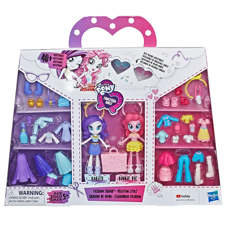 My Little Pony, 10 см, Эквестрия, для девочек, Мини-куклы, фигурка, коллекция, модель, куклы, игрушки для девочек - Цвет: B pony set