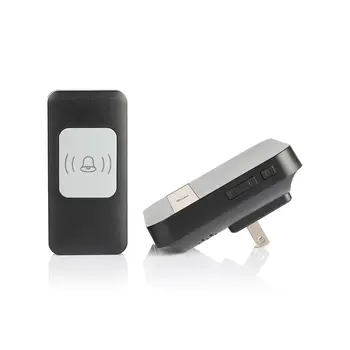 

Waterproof LED Wireless Doorbell 300M Long Range 52 Songs Chime Adjustable Volume Door Bell Remote Control Alert System