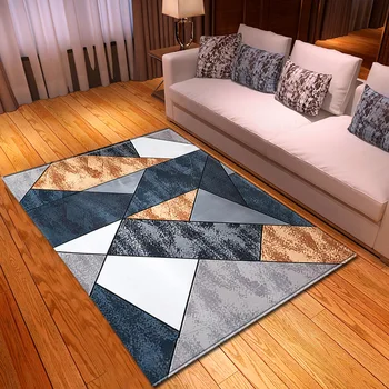 

Carpet for Living Room Children Rug Kids Room Decoration Carpet Home Hallway Floor Bedroom Bedside Mats 3D Geometric Pattern