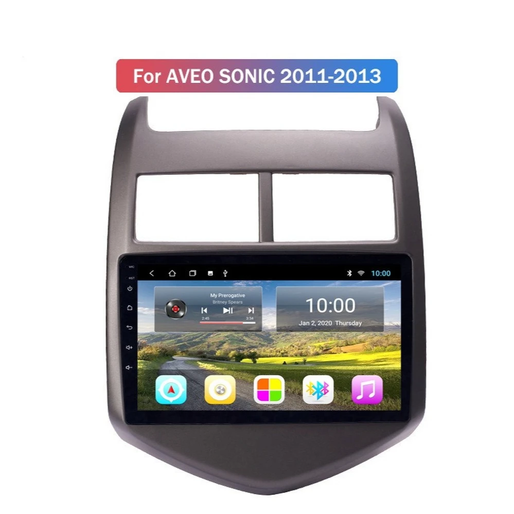 Автомобильный GPS-навигатор для Chevrolet AVEO 2011-2013 4 Гб + 64 ГБ Android 10 0 мультимедийный