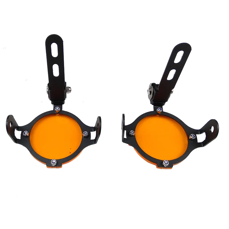 Protector De Faro Antiniebla Para Moto BMW R1200GS / R1250GS - Cubierta De Aluminio Amarilla